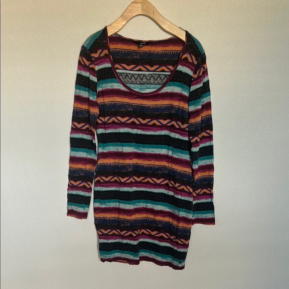 Hurley Vibrant Multicolor MINI DRESS